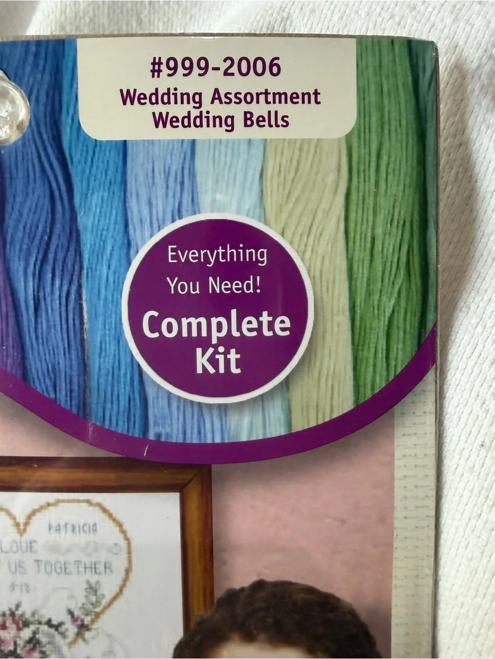 Janlynn Ready, Set... Stitch Counted Cross Stitch Kit - Wedding Bells New in Pkg